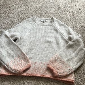 Splendid Matilda Raglan Sleeve Heart Sweater